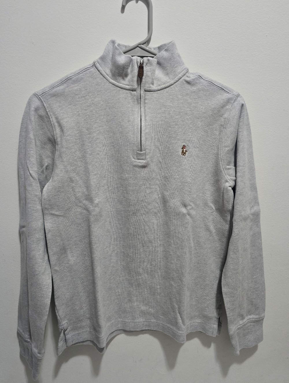 Ralph Lauren Light Gray Half-Zip Pullover